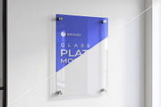 Glass Plaque Wall Sign Mockup, an Advertising Mockup by graphypix (Thumbnail 3 of 4)