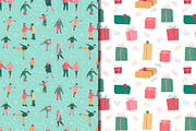 Winter Holiday Pattern Collection, a Pattern Graphic by CreativeChristiana (Thumbnail 7 of 9)