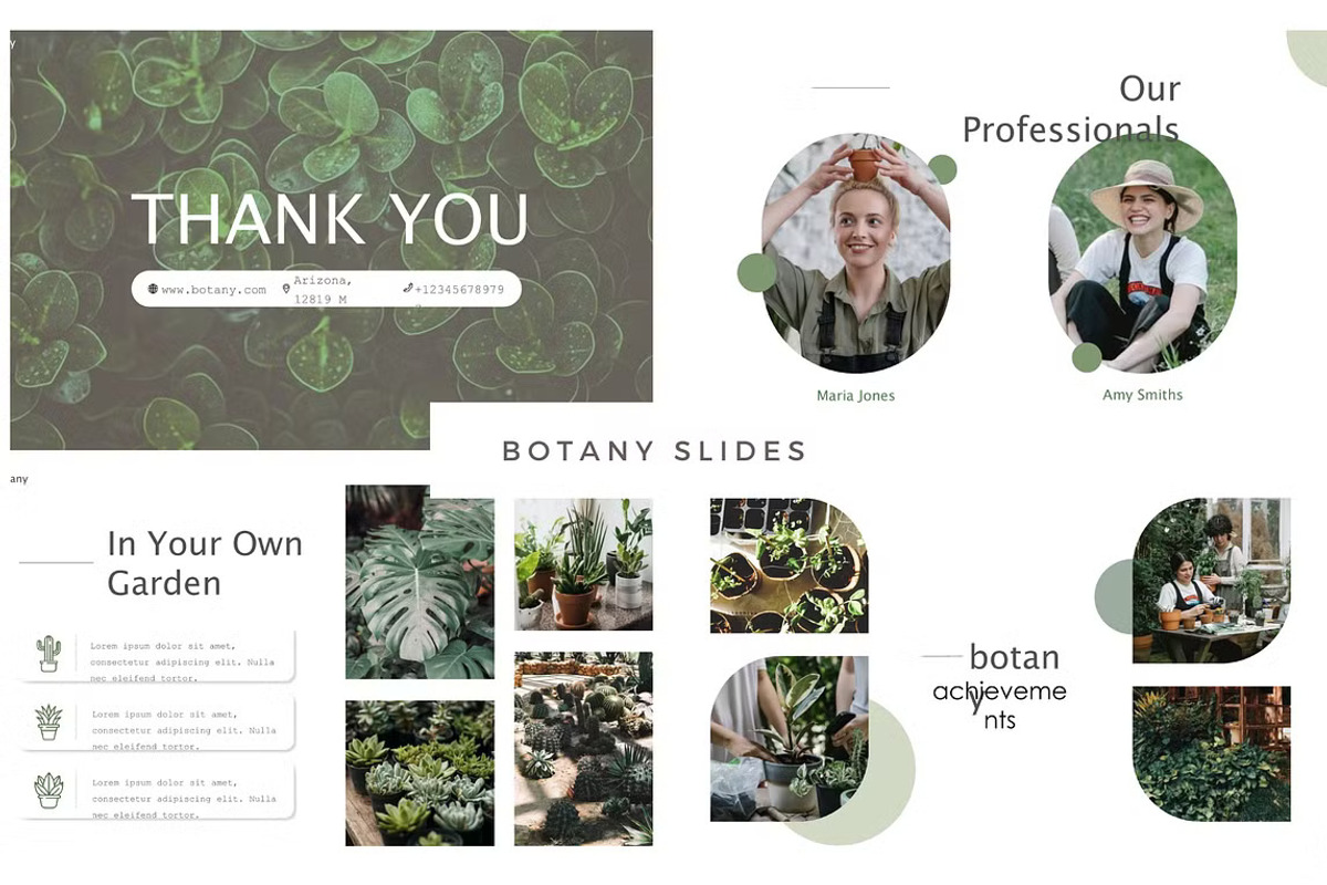 Nature Botany Powerpoint Template, a Presentation Template by GearShift (Photo 4 of 4)