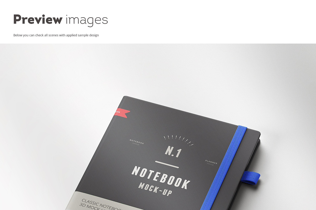 Planner / Notebook Mockup, a Books & Magazine Mockup by WebAndCat (Photo 4 of 6)