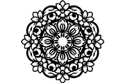 Bold Lotus Flower Silhouette, an Object Graphic by Creativeshirt (Thumbnail 6 of 15)