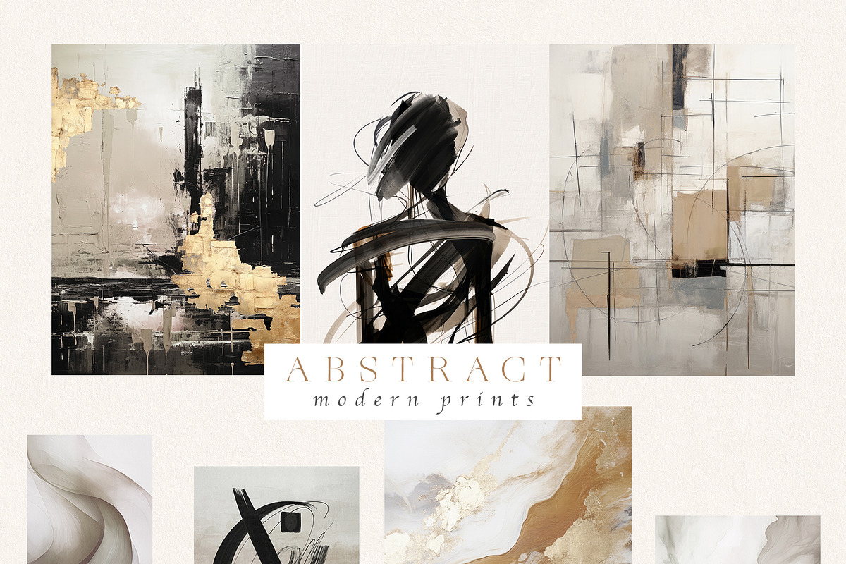 Abstract Modern Prints Wall Art Set, a Background Graphic by Veris Studio (Photo 6 of 11)