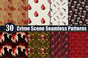 30 Crime Scene Seamless Patterns, a Pattern Graphic by protabsorkar11 (Thumbnail 1 of 4)