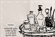 Perfume Clipart, Vanity Vector Art, an Object Illustration by The October Creative (Thumbnail 3 of 12)