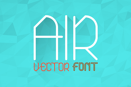 Air Typeface (Normal, Bold, Outline)