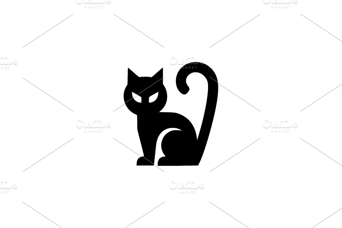 Cat Silhouette Vector Animal, an Animal Illustration by Vectorium Studio (Photo 1 of 4)