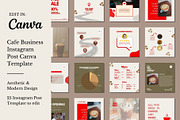 Canva Template | Coffee Shop IG Post, a Templates & Theme by Bux Vision (Thumbnail 1 of 4)