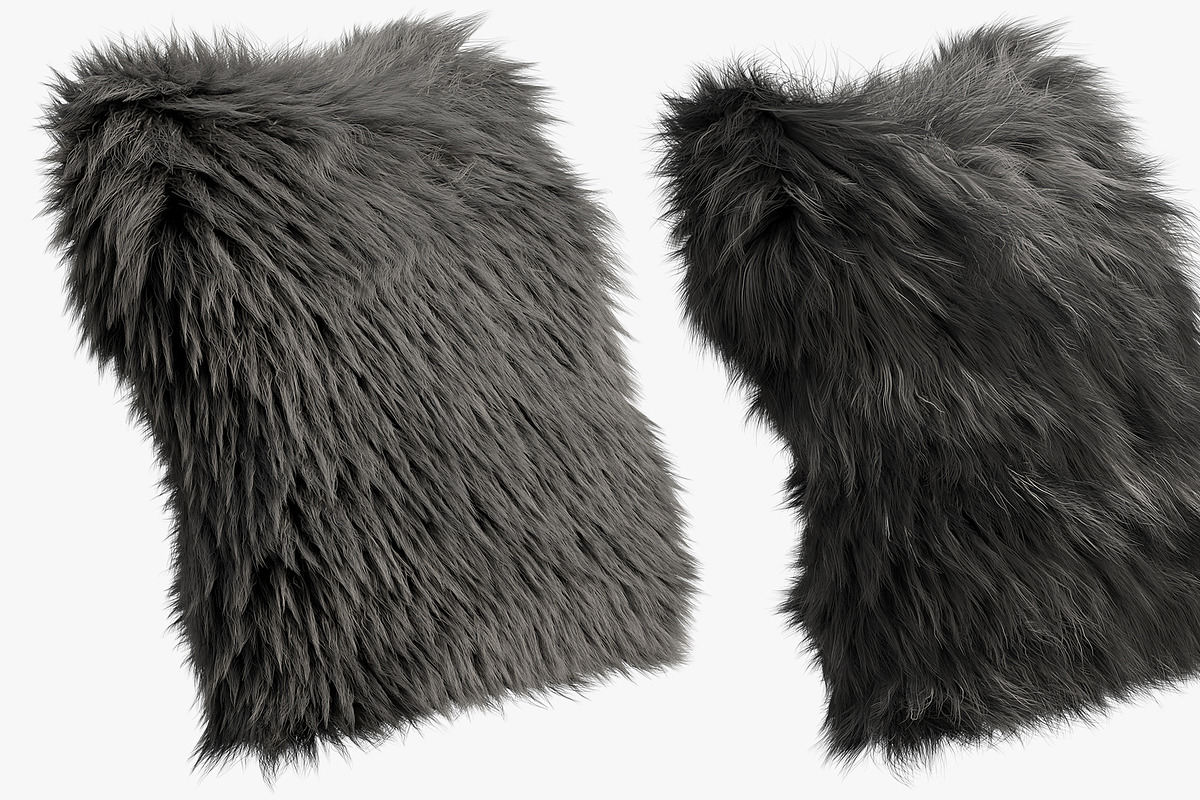 Fur pillows set 1, an Object 3D Model by 3dmitruk (Photo 18 of 22)