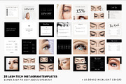 Lash Tech Instagram Templates, a Social Media Template by Galaxybomb (Thumbnail 2 of 5)