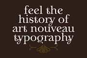 Anges - stylistic Art Nouveau font, a Serif Font by TypeFaith Fonts (Thumbnail 12 of 13)