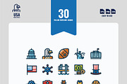 USA (United States) 90 Icons, an Icon by Foxyard studio (Thumbnail 4 of 4)