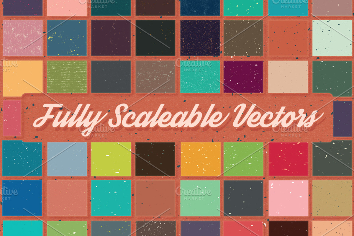 53 Subtle Vector Grunge Patterns preview 3