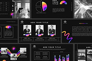 Black Gradient Powerpoint Template, a Presentation Template by SKY CREATION (Thumbnail 3 of 6)