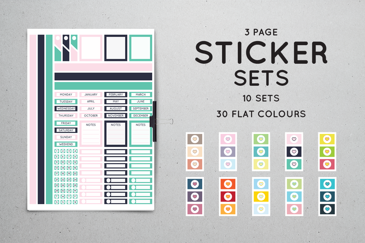 Sticker Set Collection, an Object Graphic by Lacy's Designs (Photo 2 of 8)