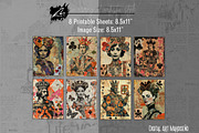 Whimsical Queen and King Scrappapers, a Person Illustration by Digital Art Mahdiseño (Thumbnail 3 of 10)