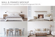 FARMHOUSE STYLE Wall&Frame Mockups, a Poster Template by MyHomeMockups (Thumbnail 1 of 12)