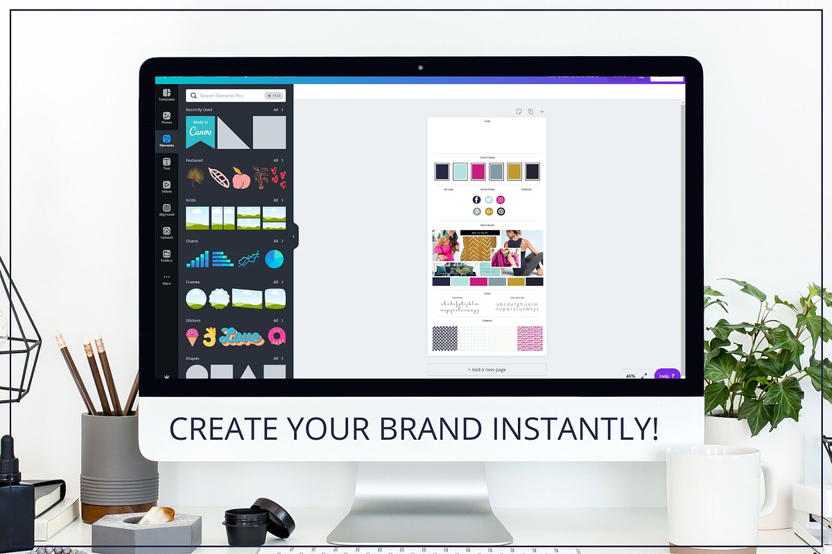 Branding Board Template Canva IND, a Branding & Logo Template by Lady Boss Studio (Photo 3 of 3)