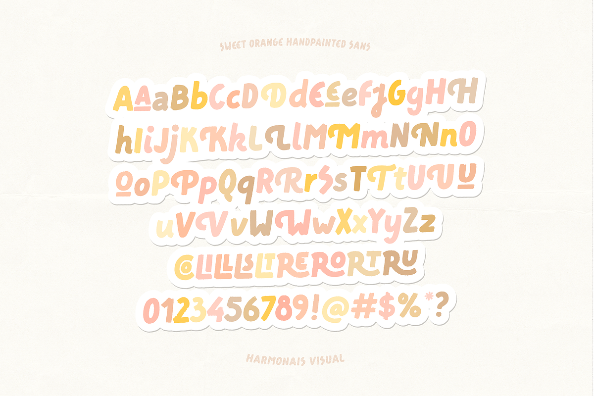 Sweet Orange - Hand-painted Sans, a Handwritten Font by Harmonais Visual (Photo 10 of 10)