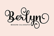 Berlyn Script, a Script Font by Bosstype Studio (Thumbnail 1 of 8)