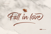 Fall in love, a Script Font by Namara Creative Studio (Thumbnail 1 of 9)