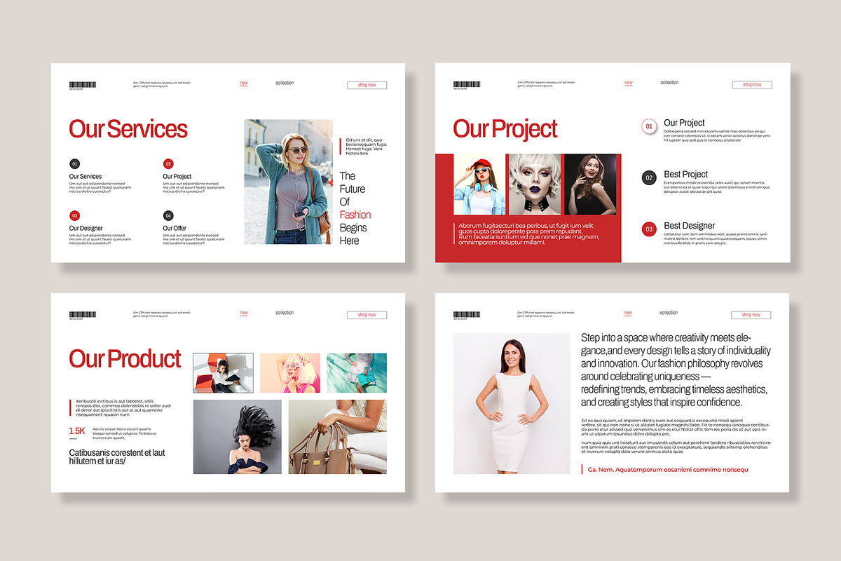 Fashion Presentation Template preview 4