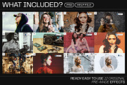 12 Photo Effect Templates, a Layer Style Add-On by iDoodle Studio (Thumbnail 2 of 6)