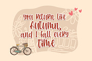 Autumn Lover Font, a Script Font by Dm Studio (Thumbnail 2 of 5)