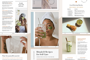 Wellness Workbook Bundle For Canva