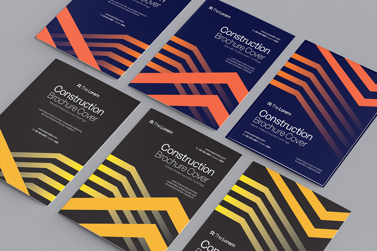 Construction Brochure Cover Template, a Brochure Template by BrandPacks (Photo 5 of 6)