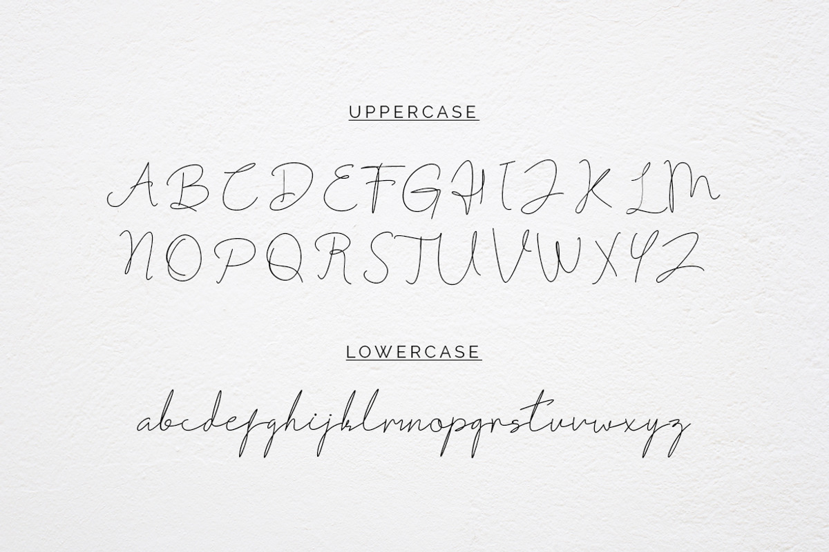 Fribourg Modern Handwritten Font, a Script Font by Helotype (Photo 7 of 8)