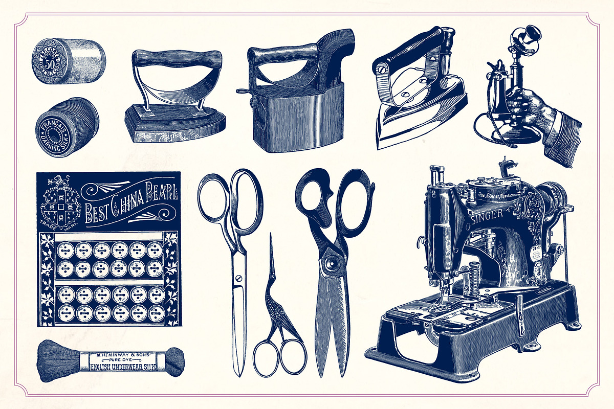 Vintage Household Goods, an Object Illustration by Mr Vintage (Photo 6 of 9)
