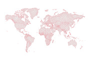 4x Low Poly World Maps, an Education Illustration by asantosg (Thumbnail 3 of 4)