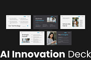 Grey Blue Modern AI Pitch Deck, a Presentation Template by Claymoon Lab (Thumbnail 3 of 4)