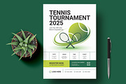 Modern Tennis Tournament Event Flyer, a Flyer Template by MightyDesign (Thumbnail 1 of 8)