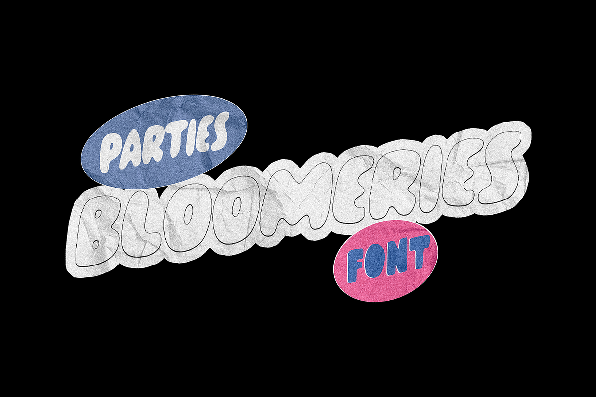 Bloomeries - Bold Display Font, a Symbol Font by Typeparties (Photo 3 of 16)