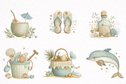 Whimsical Spring Hedgehog Clipart, an Illustration by DreamArtGraphic (Thumbnail 8 of 8)