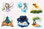 Enchanted Mystical Garden Fairy Clip, an Illustration by CreationArt (Thumbnail 5 of 5)