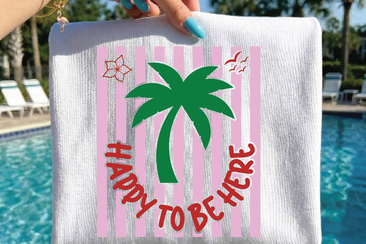 Palm Tree Sublimation Design PNG, a Work Illustration by DreamPrint404 (Photo 6 of 6)