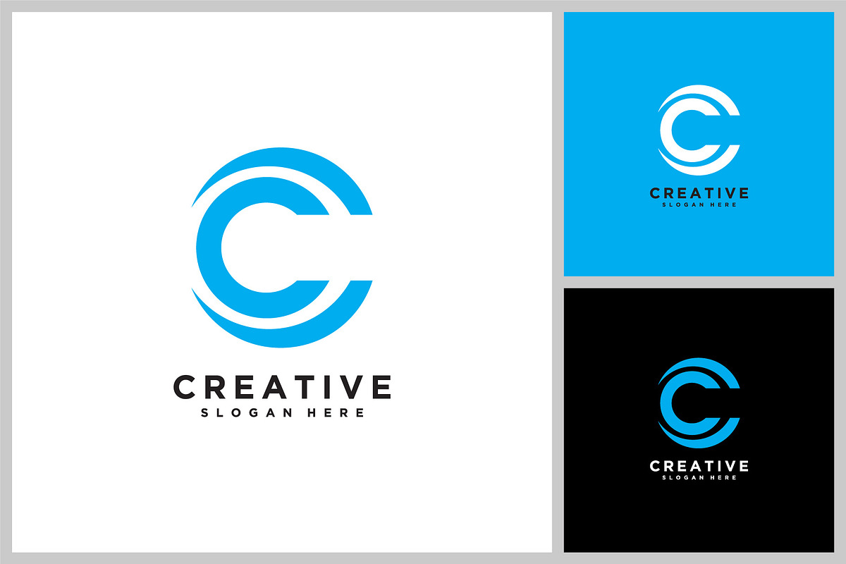 initial letter C design template., a Branding & Logo Template by quadrazo