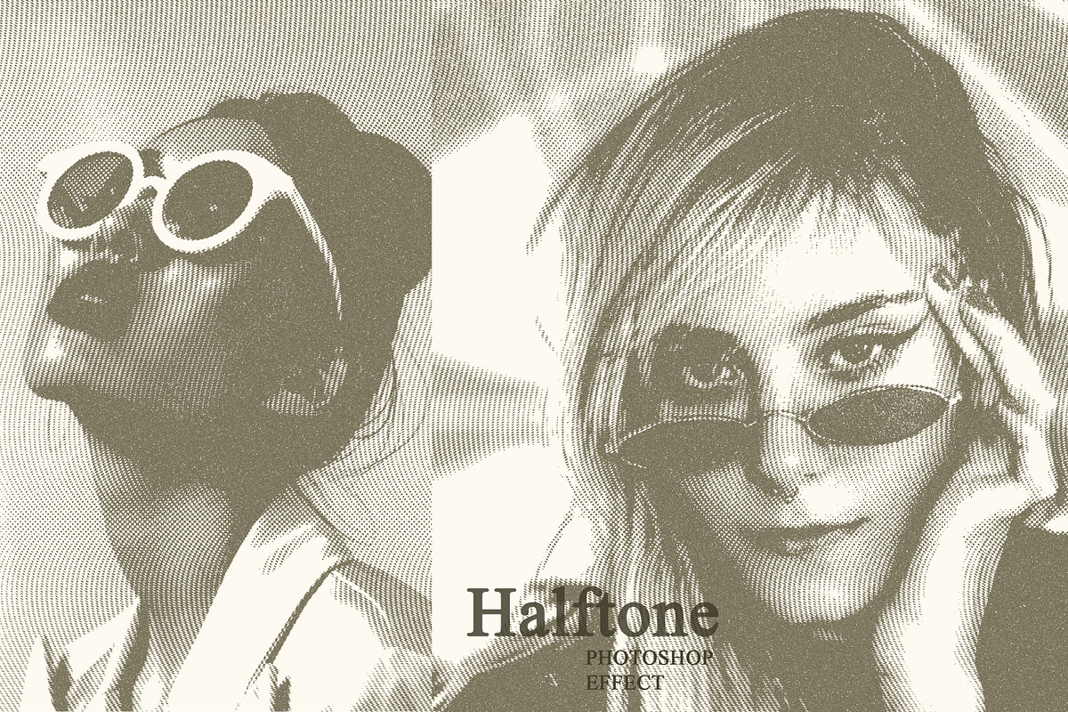Grunge Halftone Portrait Effect, an Action Add-On by liptouse (Photo 1 of 8)