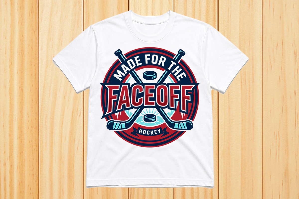 Hockey T-Shirt Design Graphic, an Object Graphic by balal (Photo 1 of 3)