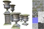 Vase from park, an Environmental 3D Model by Beatheart Creative Studio (Thumbnail 5 of 14)