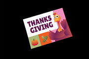Thanksgiving Greeting Card, a Card Template by Neermana (Thumbnail 2 of 4)