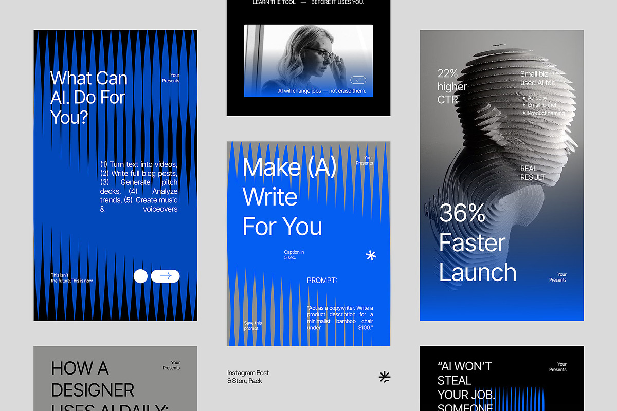 AI Automation Instagram Pack, a Social Media Template by fakhroo (Photo 4 of 6)