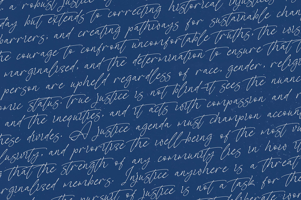 Justice Agenda Stylish Signature, a Script Font by stylishtype.co (Photo 14 of 20)