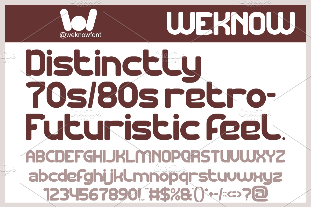 Chocolate font, a Sans Serif Font by weknow (Photo 4 of 8)