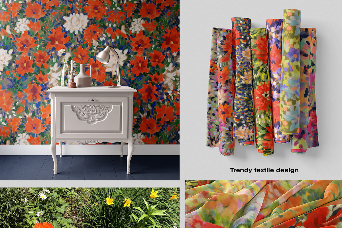 Summer meadow patterns, a Pattern Graphic by ANAKOTO (Photo 7 of 13)