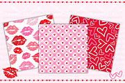 Romantic Valentine Seamless Pattern, a Pattern Graphic by Gloria Designed It (Thumbnail 3 of 5)