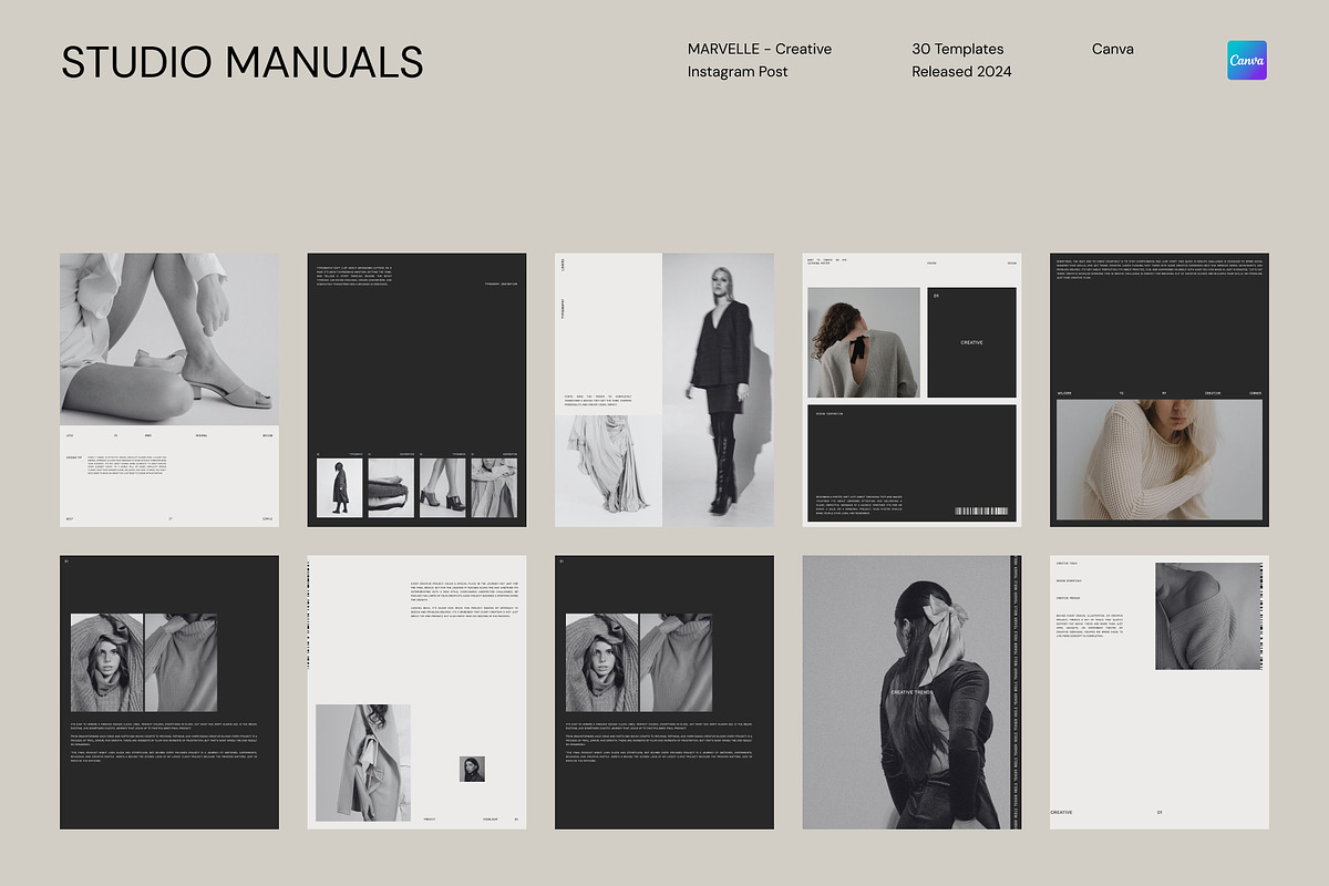 MARVELLE - Creative Instagram Post, a Social Media Template by Studio Manuals (Photo 5 of 8)