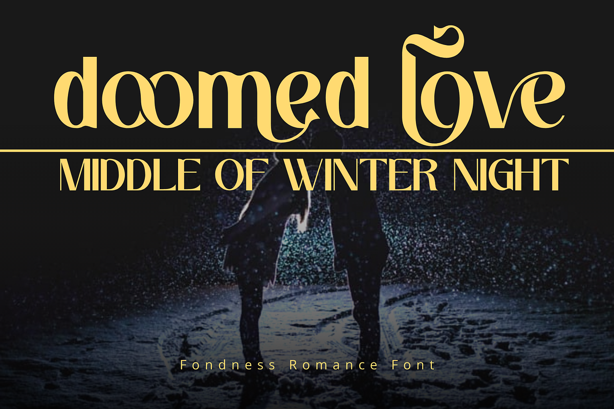 Fondness Romance Font, a Sans Serif Font by 177Studio (Photo 4 of 8)
